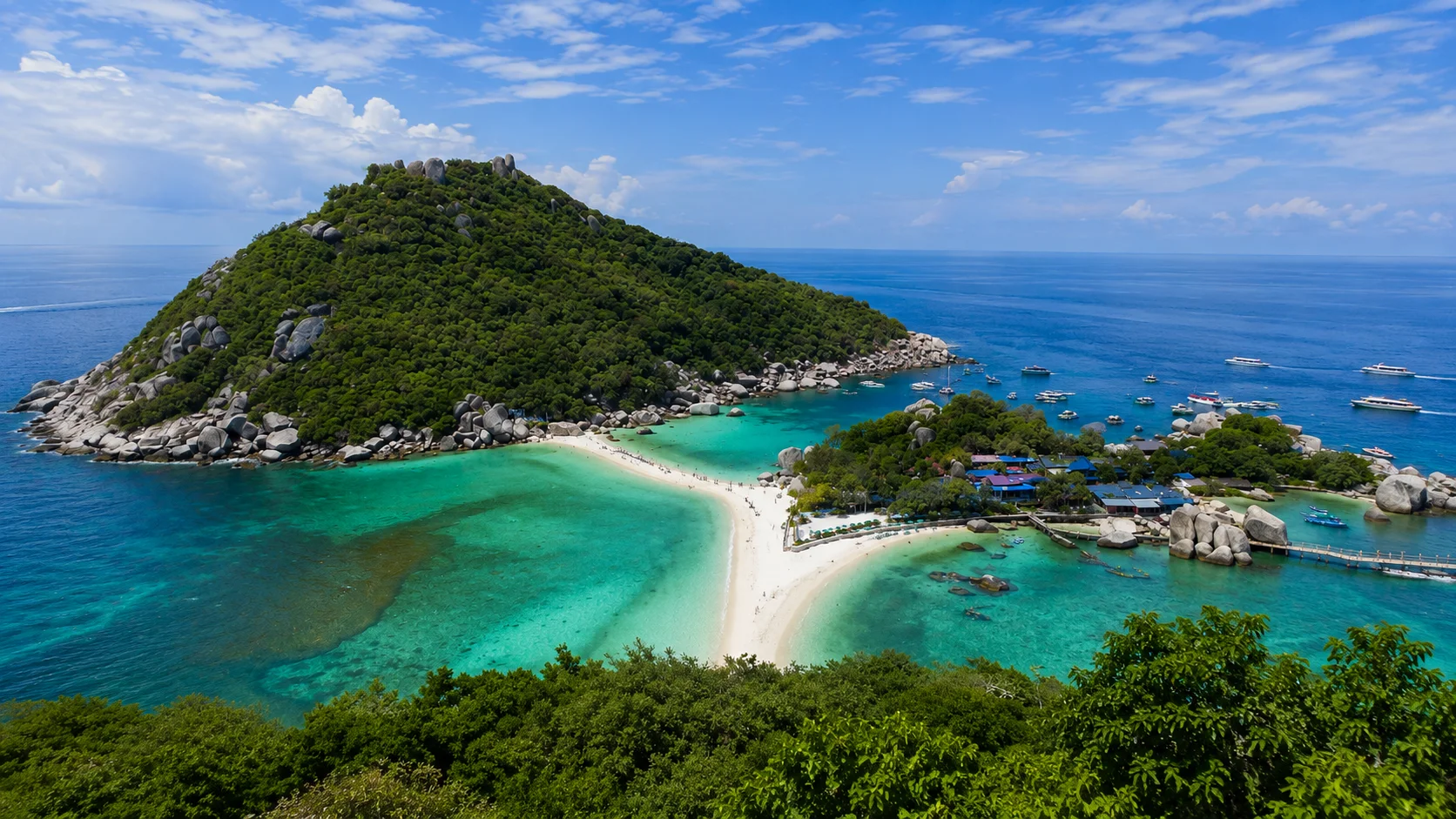 Koh Tao & Koh Nang Yuan from Koh Samui