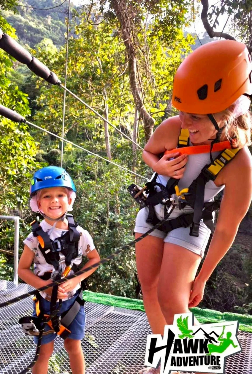 Hawk Adventure Zipline Samui in Koh Samui