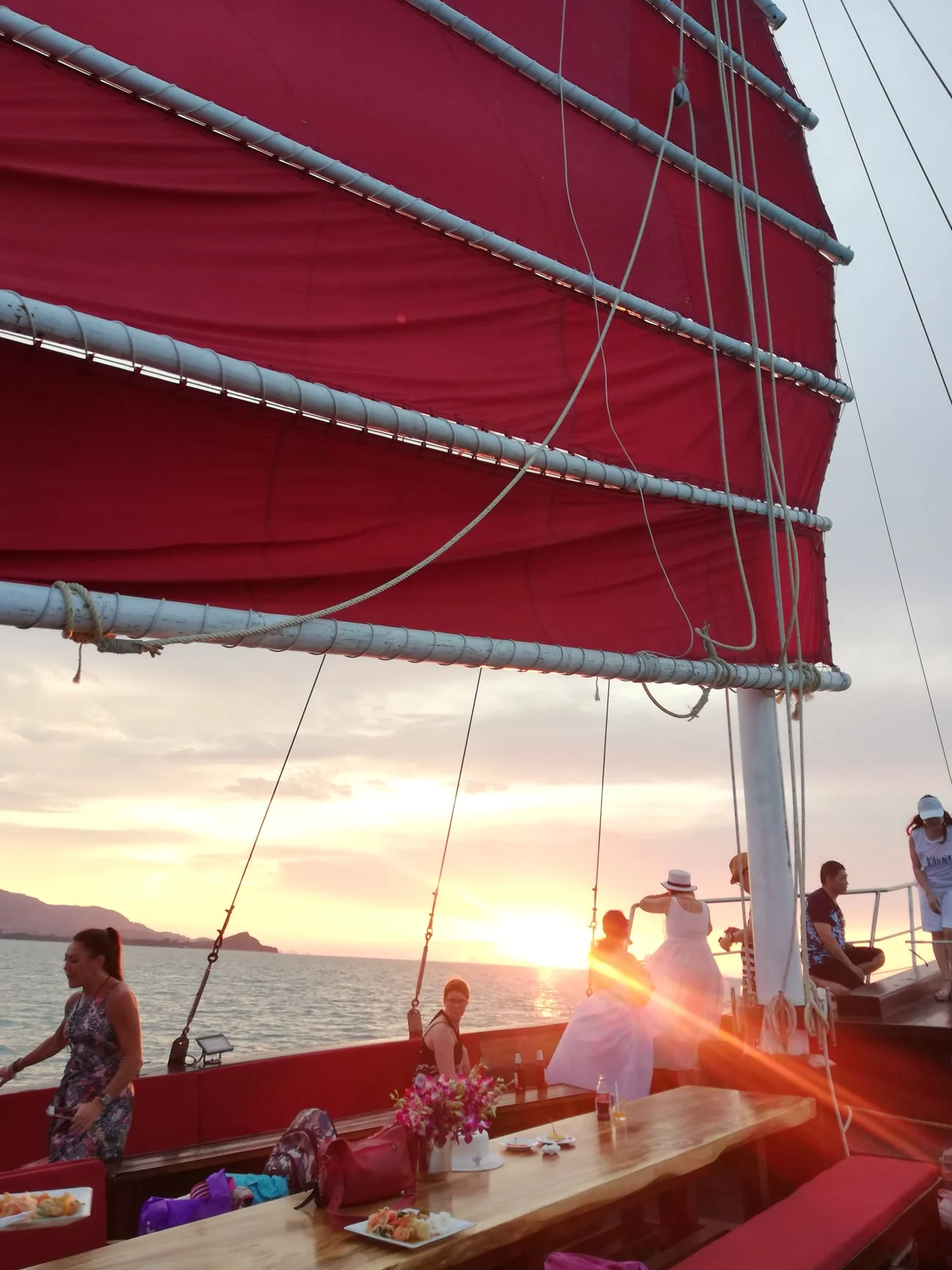 Sunset Dinner by Red Baron in Koh Samui