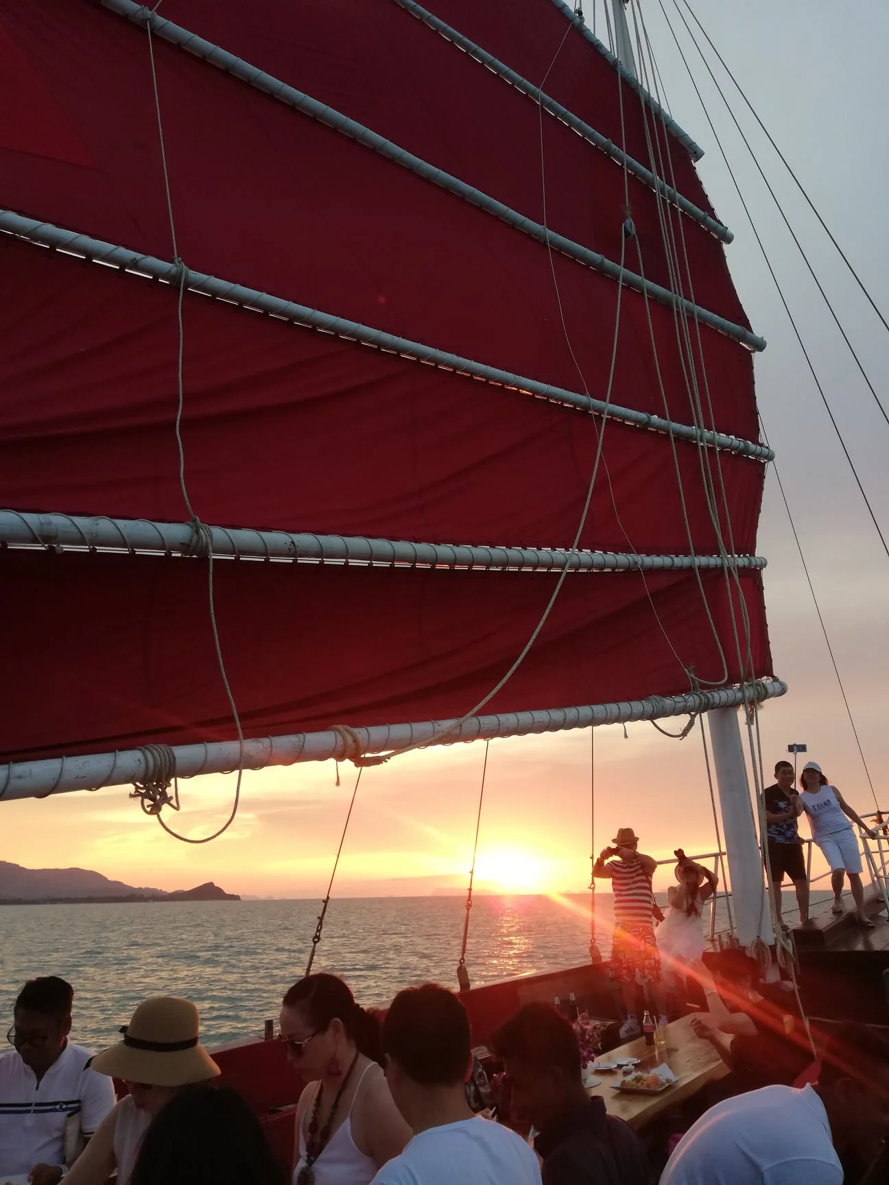 Sunset Dinner by Red Baron adventure in Koh Samui