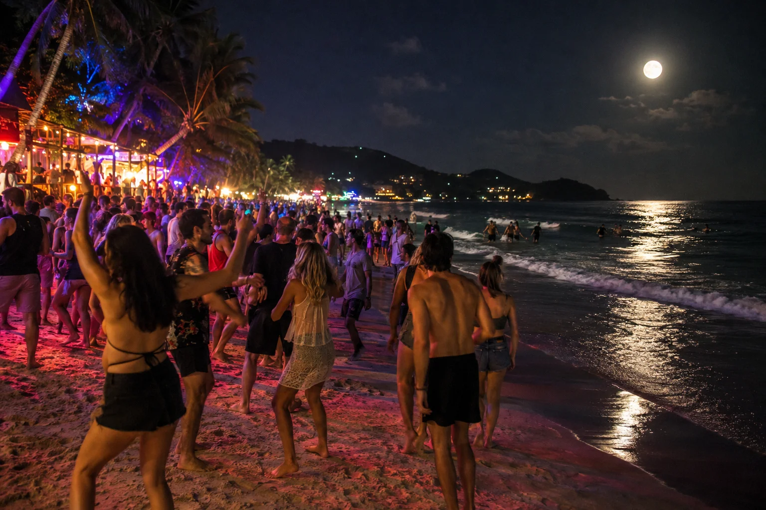 Speedboat to Full Moon Party in Koh Samui