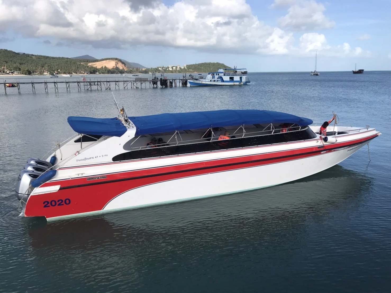 Speedboat to Full Moon Party in Koh Samui