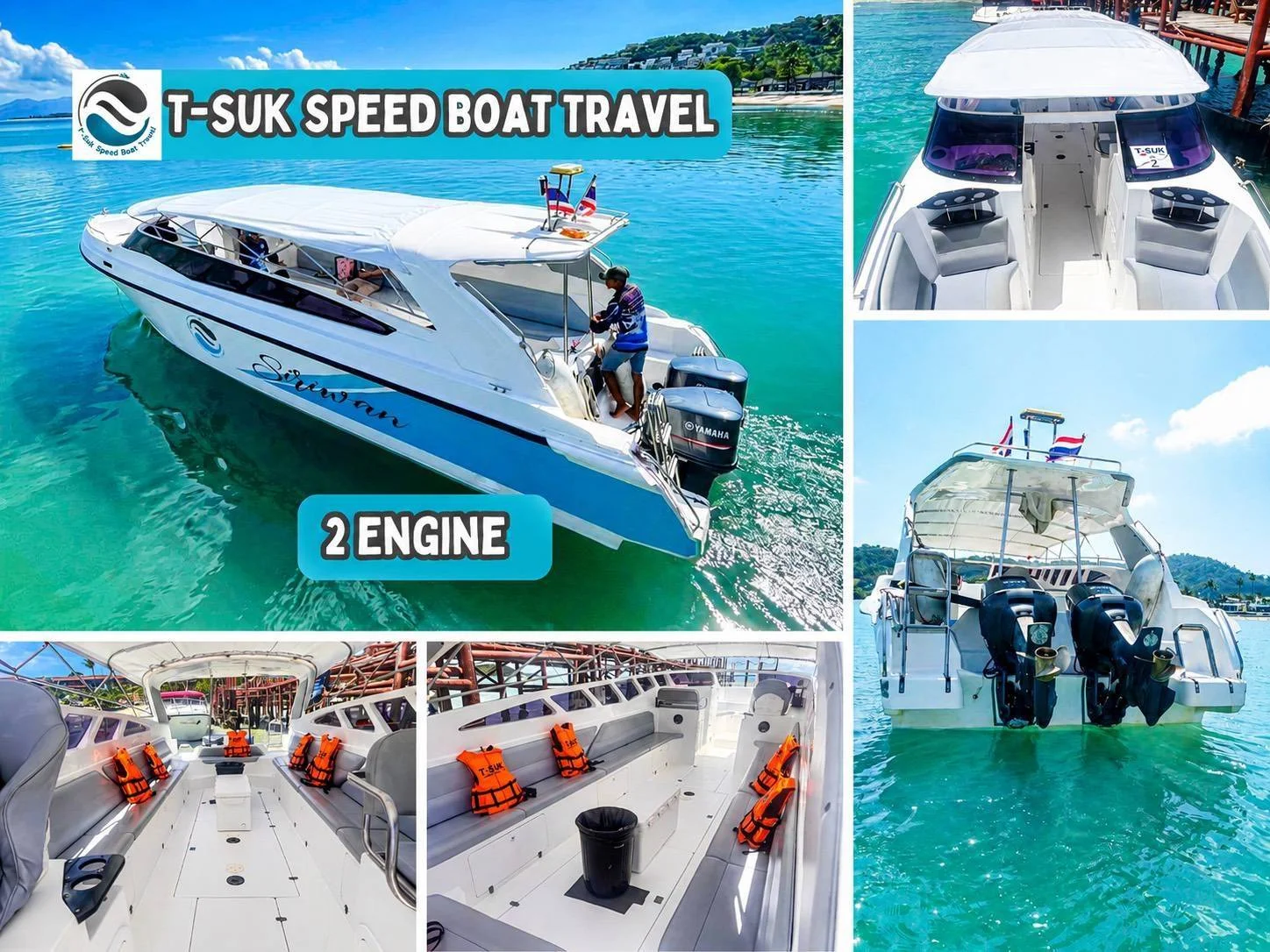 Private Speedboat Charter – 2 Engines adventure in Koh Samui