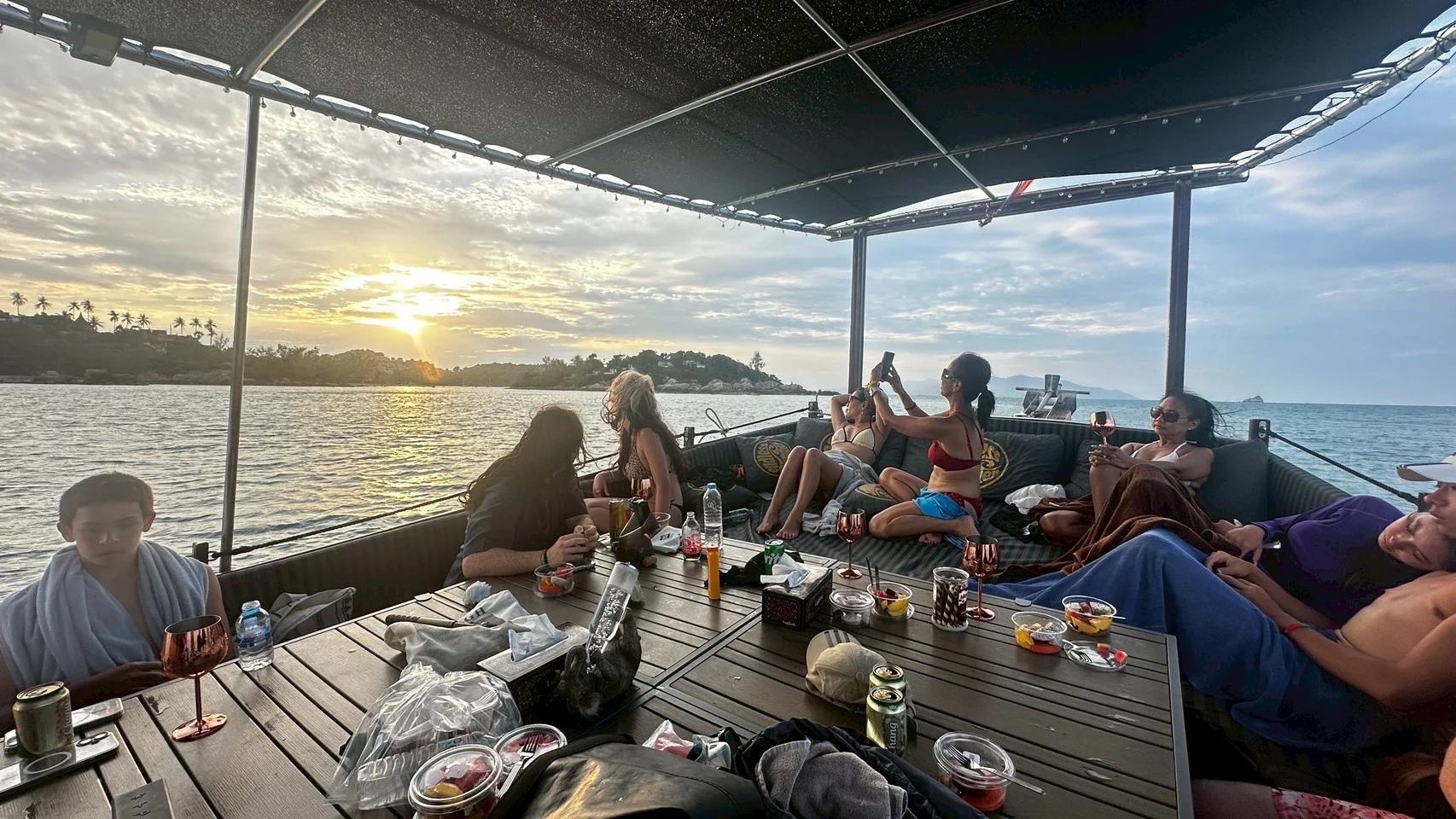 Koh Samui Sunset Cruise on a Traditional Thai Teak Boat experience