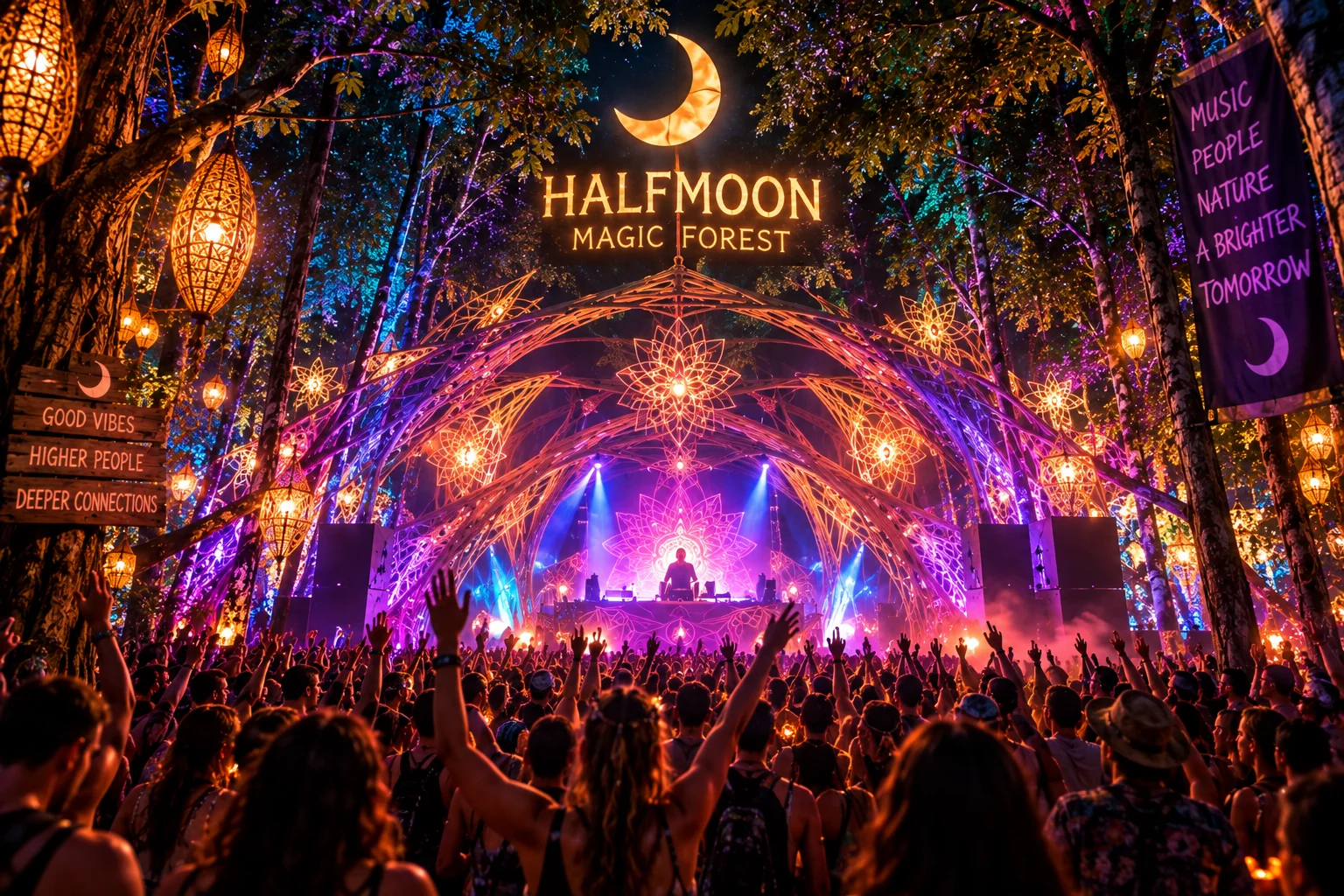Halfmoon Festival Koh Phangan – Magic Forest Party from Koh Samui