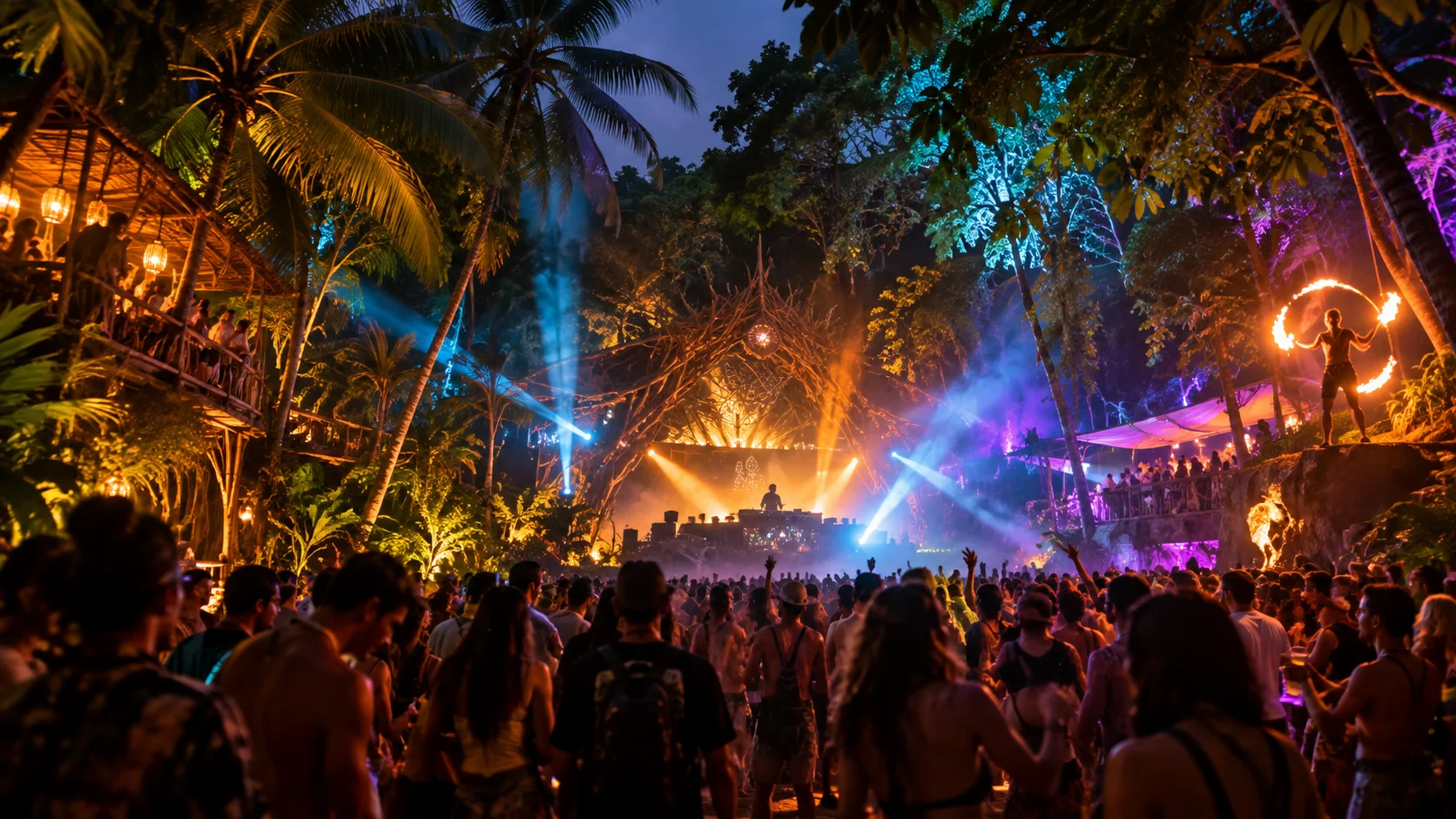 OXA Jungle Party Koh Phangan - Party & Speedboat from Koh Samui