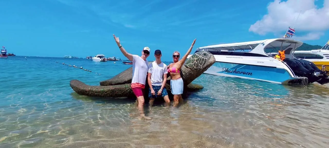 Koh Tao & Koh Nang Yuan Speedboat Tour adventure in Koh Samui